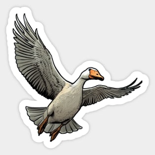 GOOSE on the loose Sticker